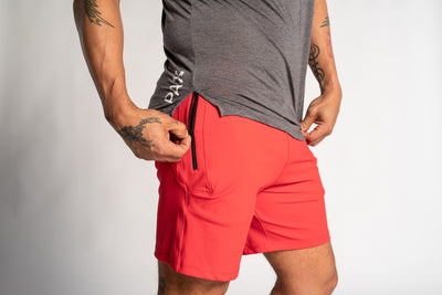 Men's Endure Shorts - Red