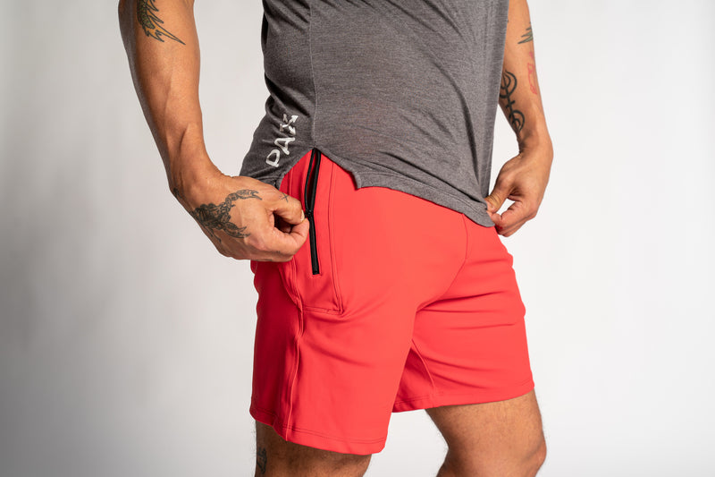 Men's Endure Shorts - Red