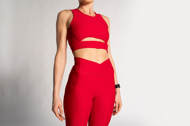 Women's Resilience Sports Bra - Red